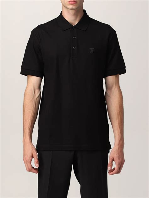 burberry 8014003|Burberry Monogram Motif Piqué Polo Black .